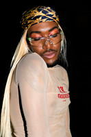 Person dressed up and enjoying a party in Cherry Grove, photographed by koitz