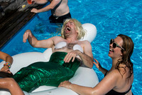 Guests having fun at a private party in Fire Island Pines, photographed by koitz