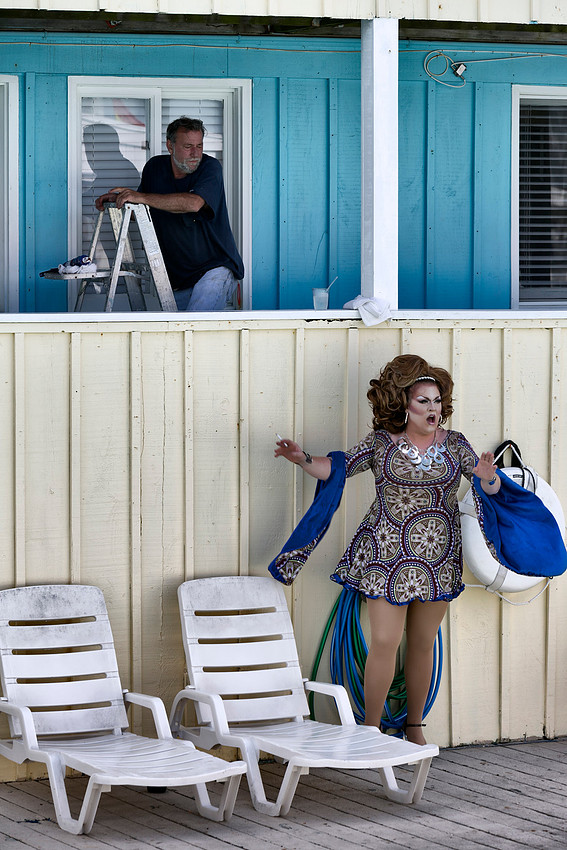 Performance at the Ice Palace and Grove Hotel in Cherry Grove, Fire Island, photographed by koitz