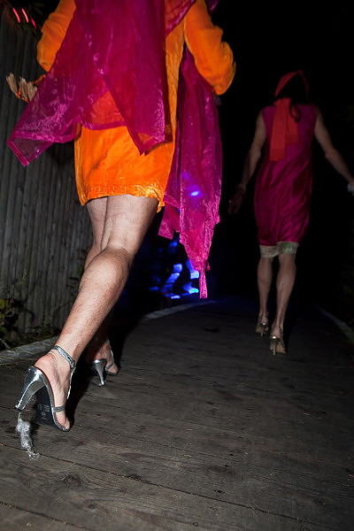 Late night queens in Cherry Grove, Fire Island, photographed by koitz