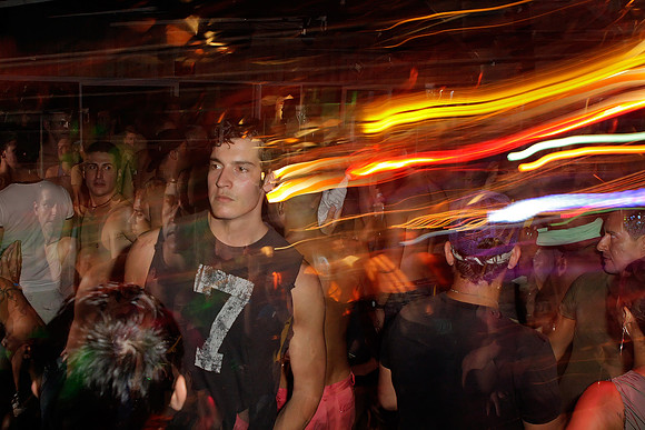 People at a party on Fire Island, photographed by koitz