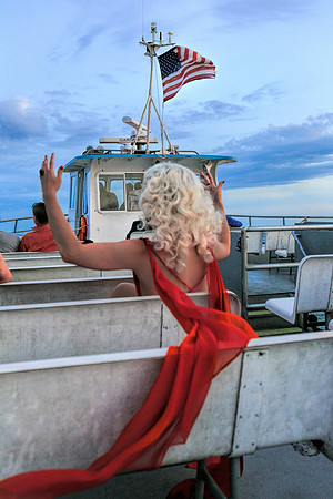 The Queen of the Ferry crosses the Great South Bay in this evocative photograph by koitz Photography, capturing Fire Island’s iconic ferry experience.