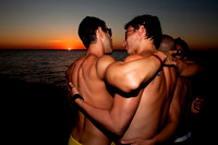 Friends Watching the Sunset in Fire Island Pines | LGBTQ+ Photography by koitz