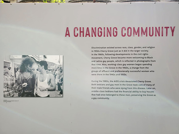 Panel at exhibition Safe/Haven: Gay Life in 1950s Cherry Grove at The New York Historical