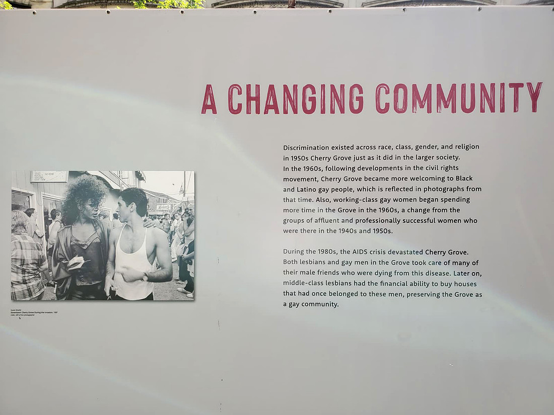 Panel at exhibition Safe/Haven: Gay Life in 1950s Cherry Grove at The New York Historical