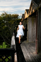 Brock running through Talisman on Fire Island, New York