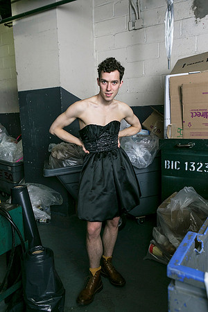 Brock in a Dress in a Garbage Room — koitz Photography