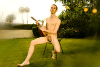 Person enjoying the weather in Palm Springs, photographed by koitz Photography.