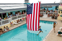 Logan Hardcore and Dallas Dubois at the Ice Palace pool party in Cherry grove, Fire Island | koitz photography