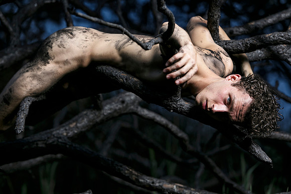 Brock photographed in the Meat Rack on Fire Island by koitz, part of his evocative queer photography series exploring nature, desire, and the island landscape.
