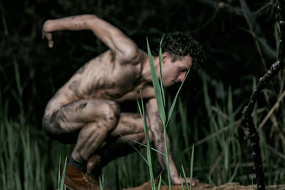 Brock Squatting in the Meat Rack, Fire Island | koitz Photography
