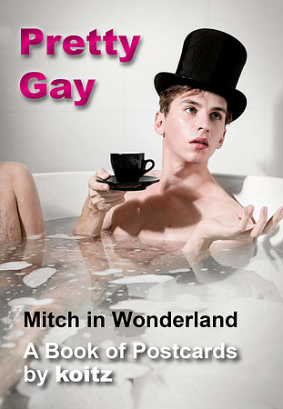 Pretty Gay II. A Book of Postcards by koitz. Mitch in Wonderland